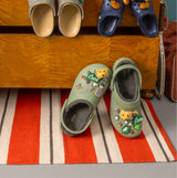 Crocs 203591-3WP CLASSIC LINED Unisex Clogs Moss/Multi