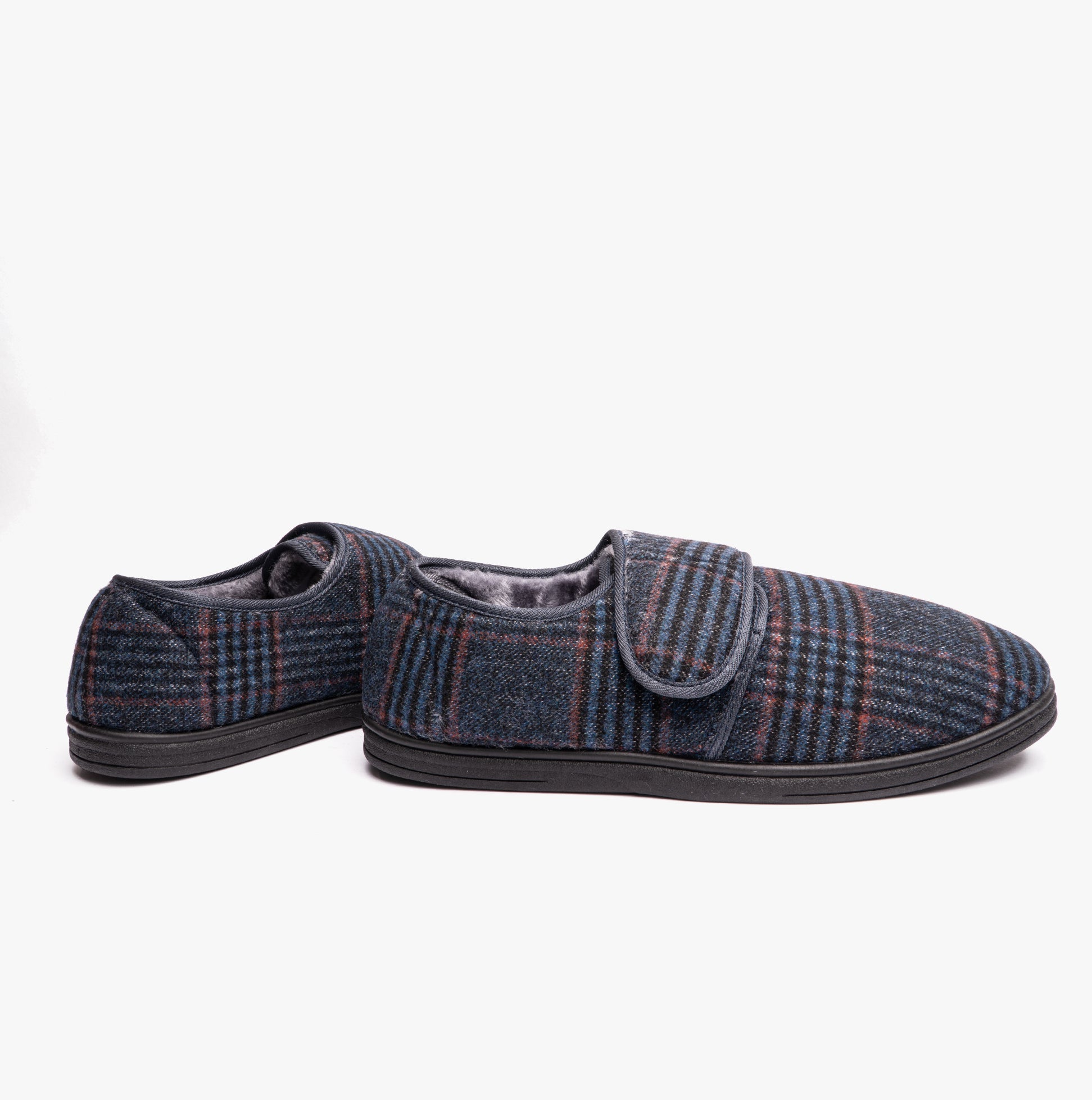 Dr Keller DAVID Mens Full Slippers Navy