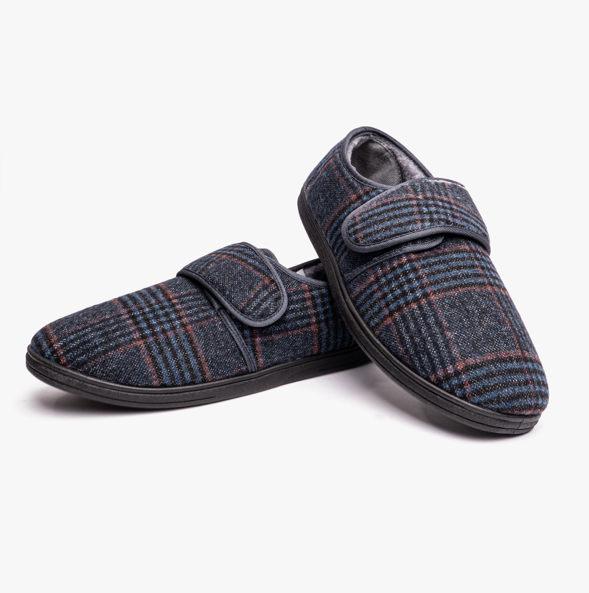 Dr Keller DAVID Mens Full Slippers Navy