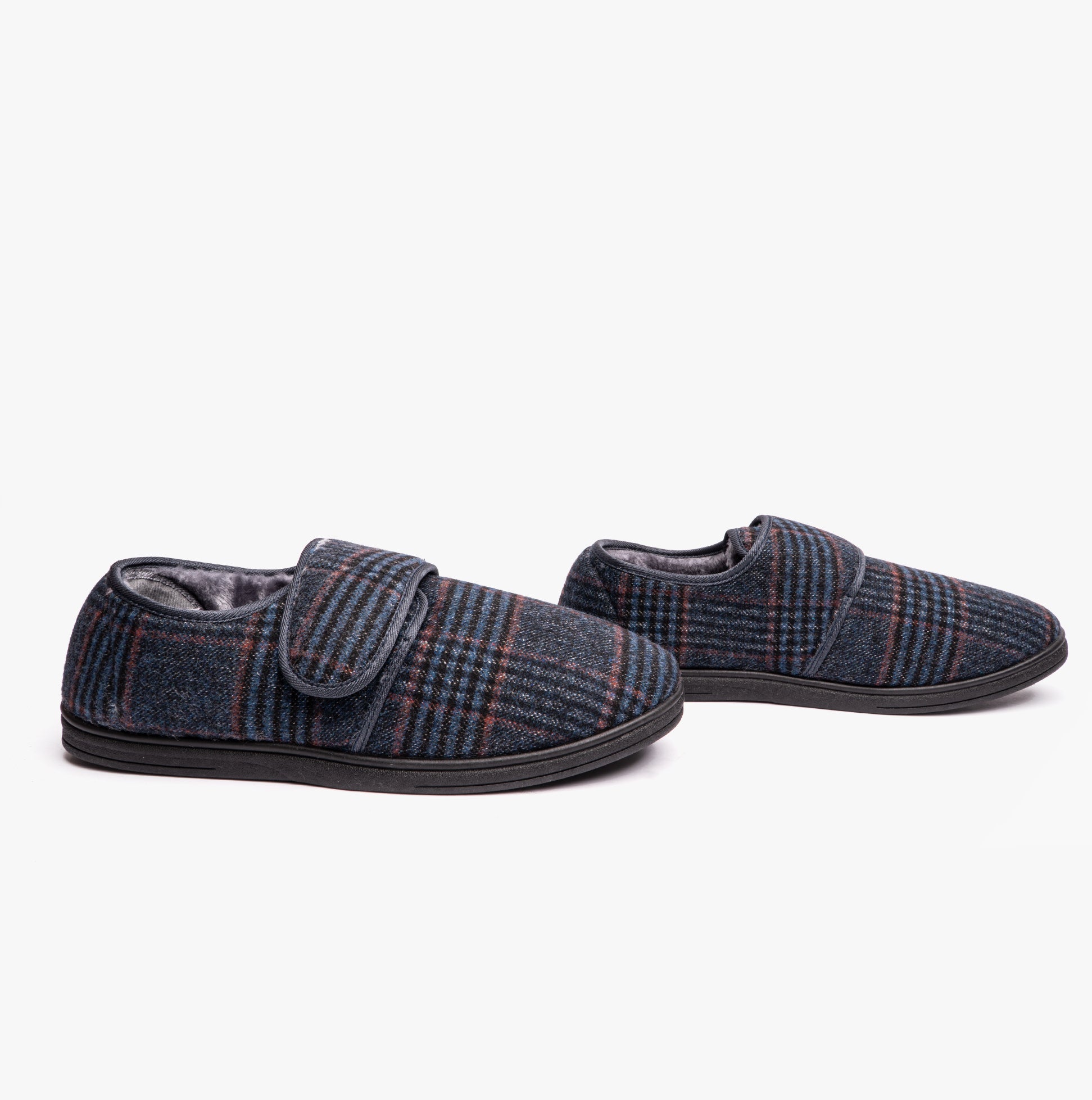 Dr Keller DAVID Mens Full Slippers Navy
