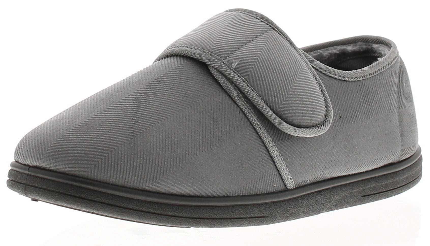 Dr Keller TOM Mens Full Slippers Grey