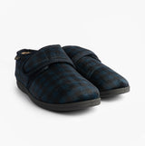 Dr Keller DARREN VELC Mens Slippers Navy