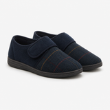 Dr Keller ARTHUR Mens Full Slippers Navy