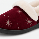 Dr Keller LINDSEY Womens Full Slippers Burgundy