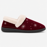 Dr Keller LINDSEY Womens Full Slippers Burgundy