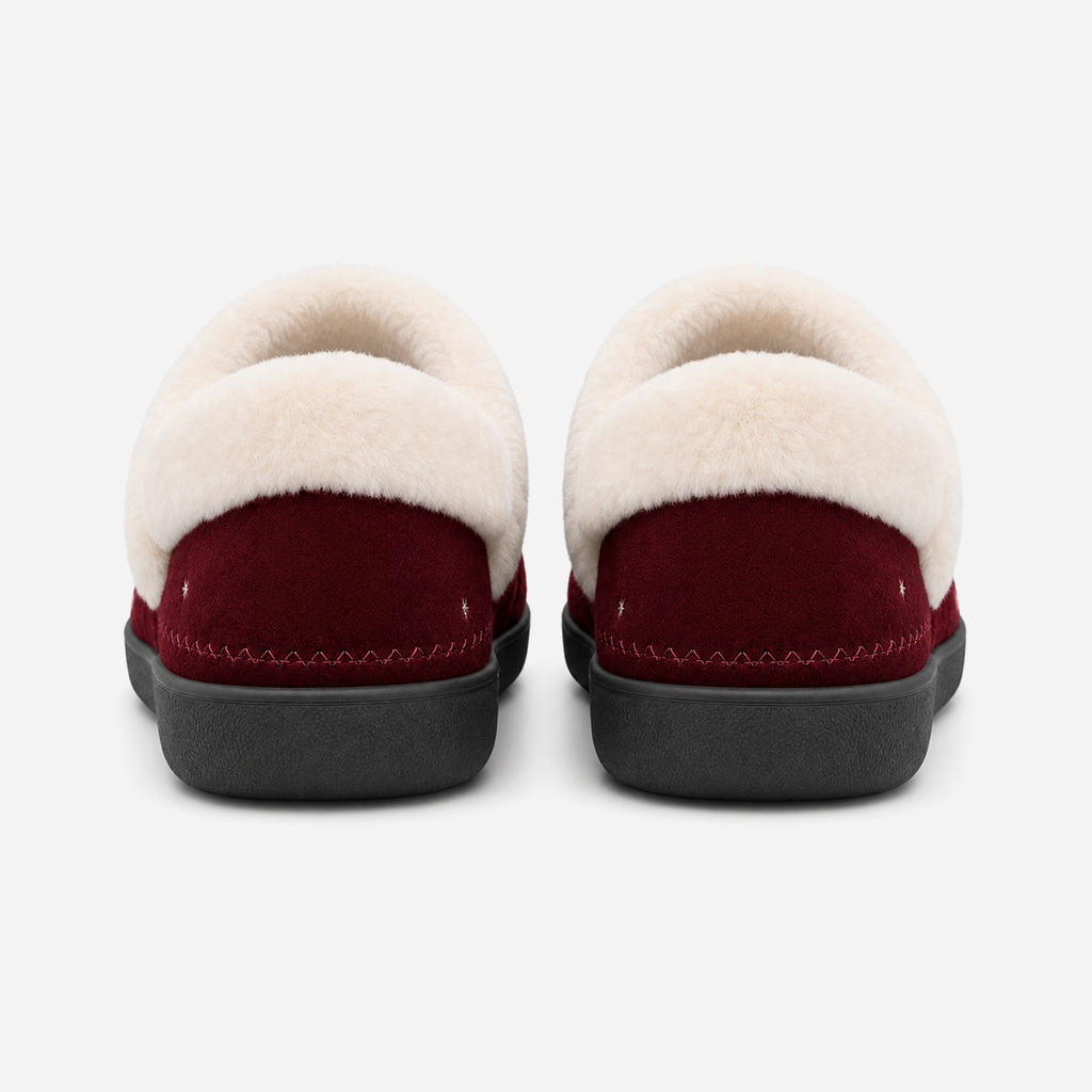 Dr Keller LINDSEY Womens Full Slippers Burgundy