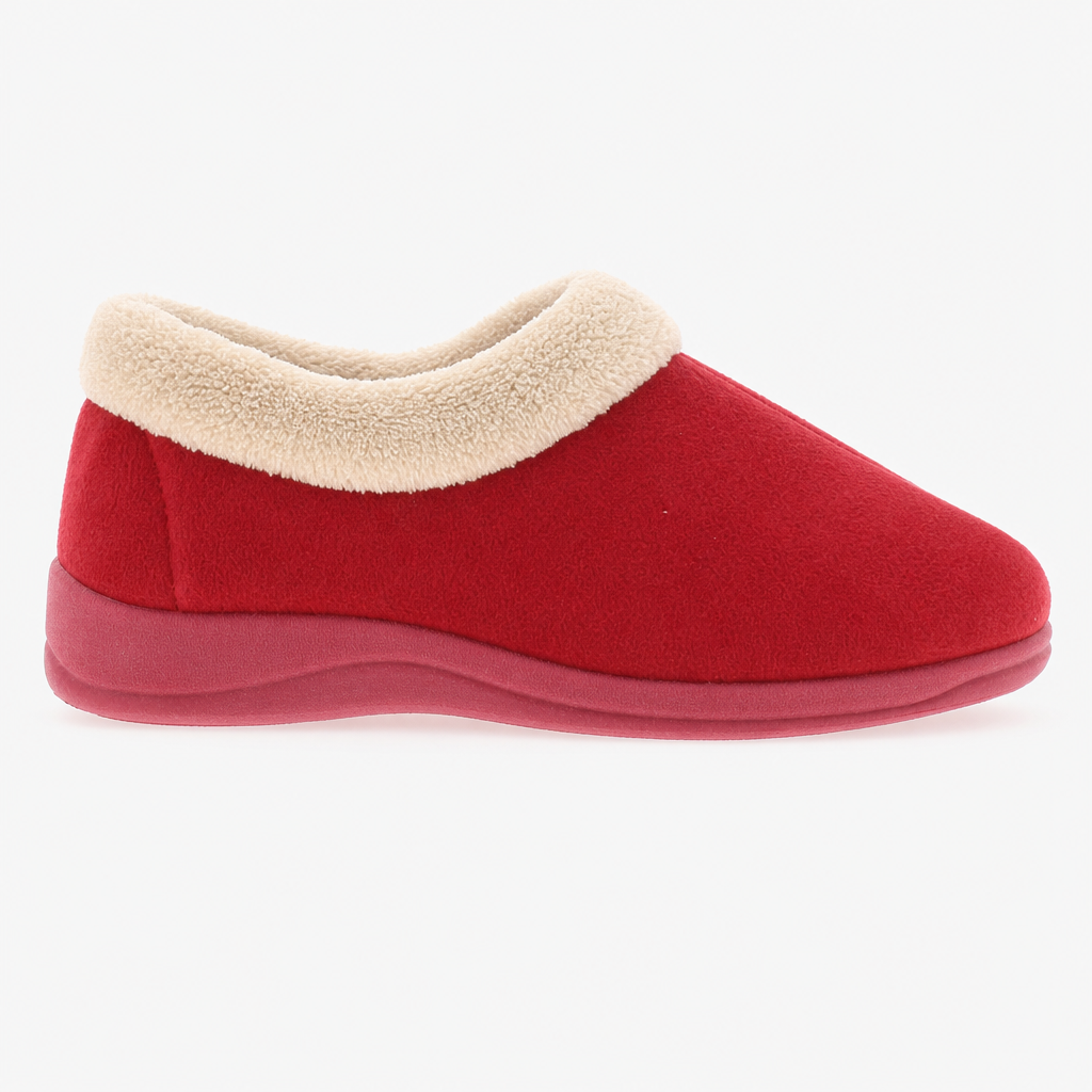 Dr Keller RIPLEY Womens Full Slippers Burgundy