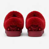 Dr Keller ROSALEE Womens Full Slippers Burgundy