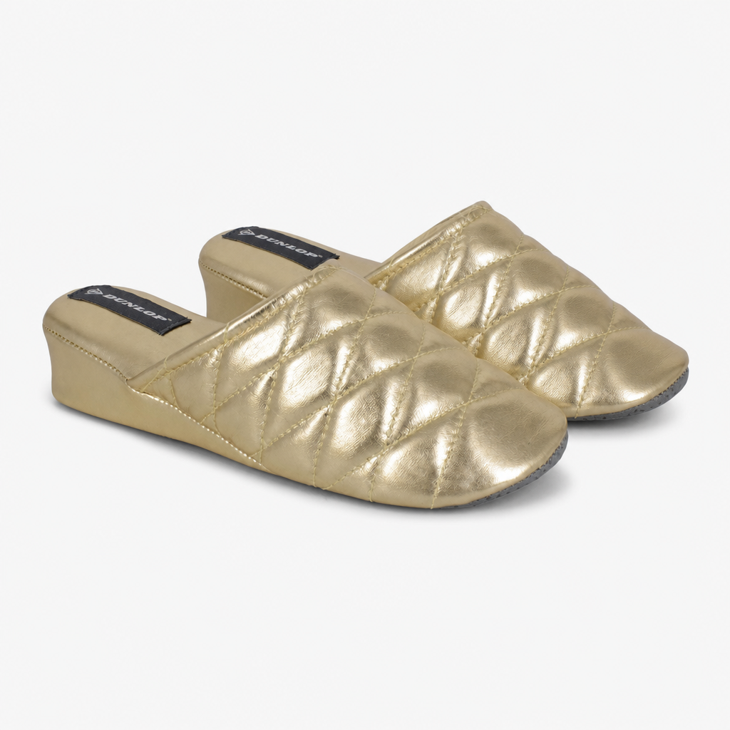 Dunlop SYBIL Womens Mules Gold
