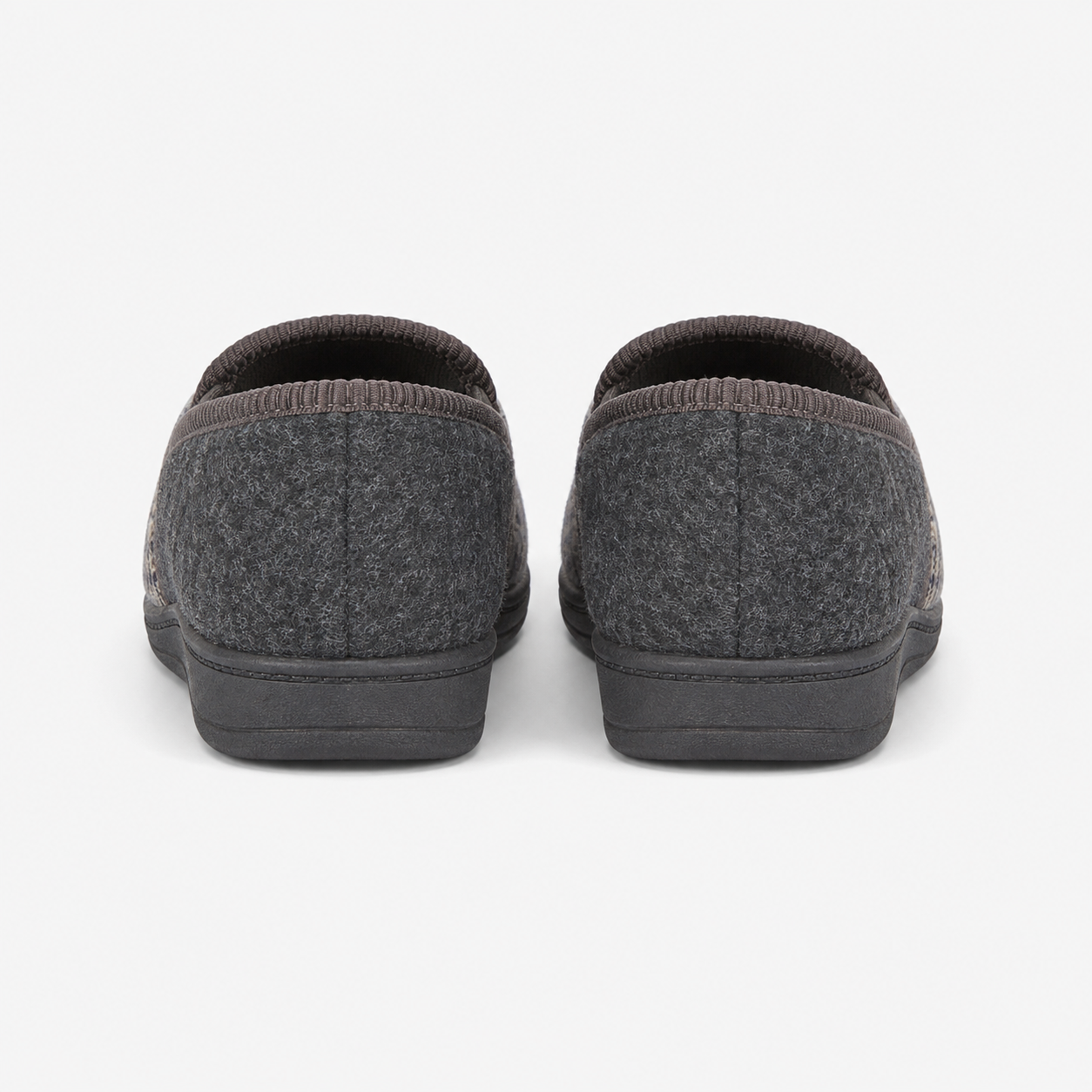 Jo & Joe EAMON Mens Full Slippers Grey