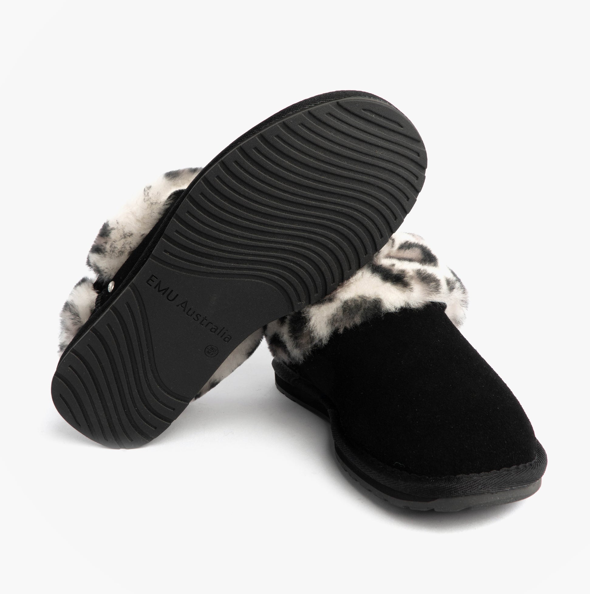 EMU Australia BAIA BOW Womens Sheepskin Slipper Boots Black