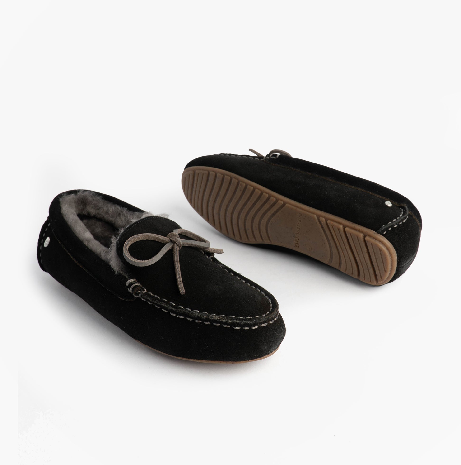 EMU Australia SANDRINE Womens Moccasin Slippers Black