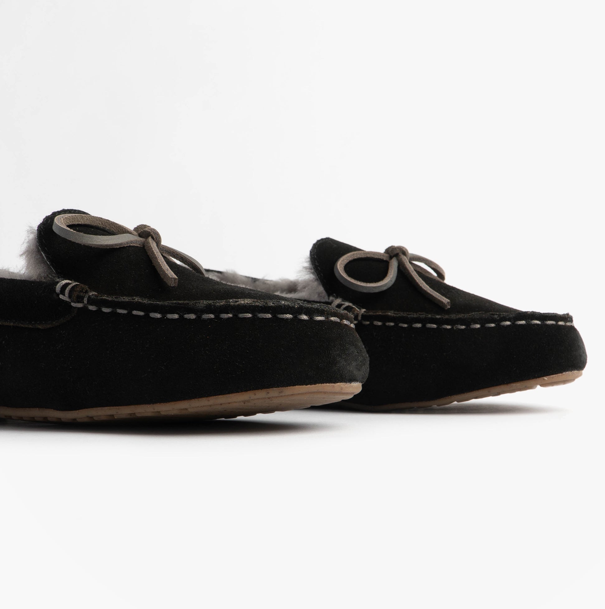 EMU Australia SANDRINE Womens Moccasin Slippers Black