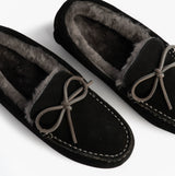 EMU Australia SANDRINE Womens Moccasin Slippers Black