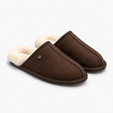 HOS Sheepskin EDWIN Mens Mules Espresso