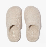 FitFlop iQUSHION D-LUXE Womens Mule Slippers Milk Ice