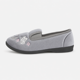 Jo & Joe CHERISH Womens Full Slippers Grey