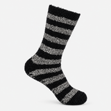 Totes Toasties SUPERSOFT TWIN PACK SLIPPER SOCKS Mens Slipper Socks Black / Grey