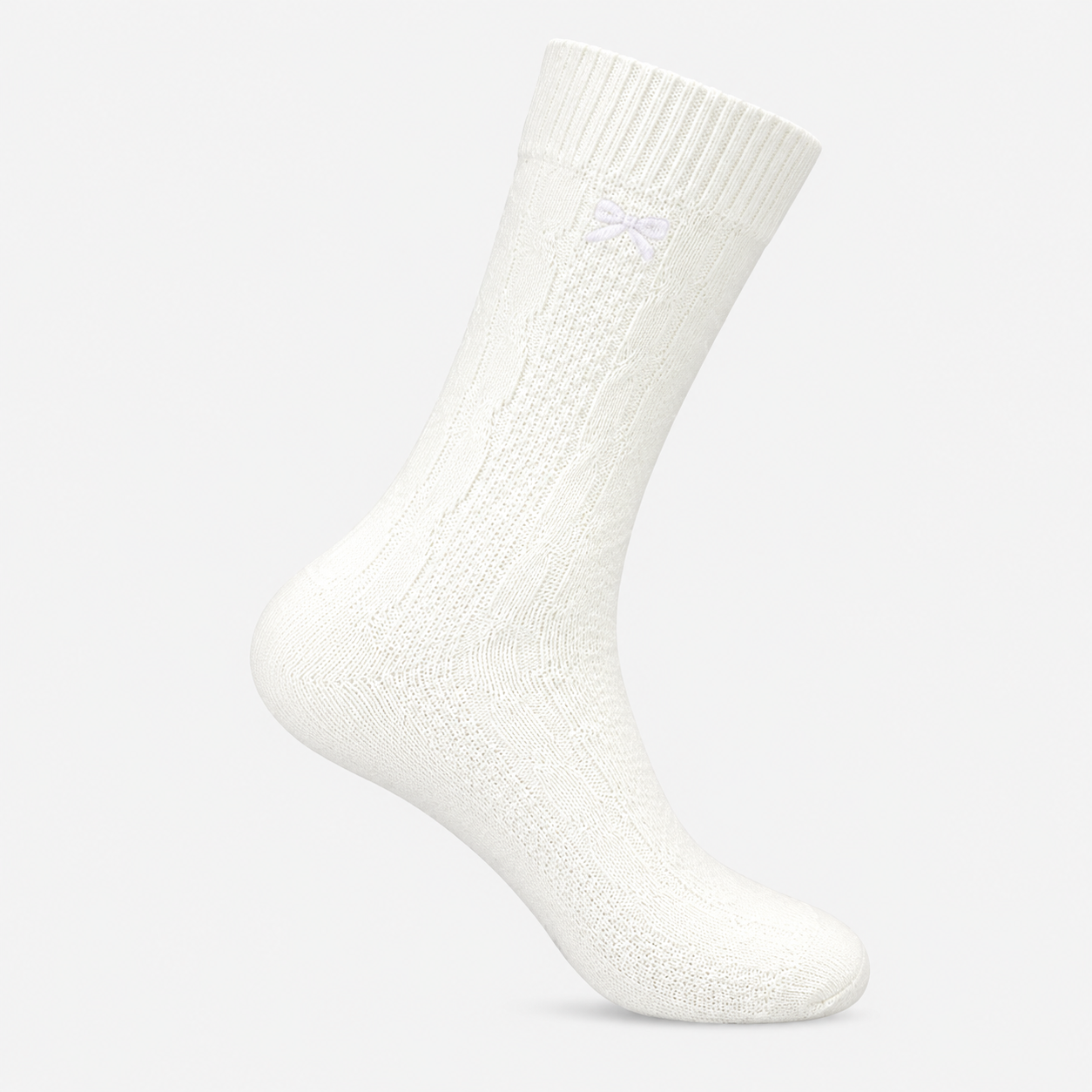Totes Toasties SUPERSOFT ANKLE SOCKS WITH EMBROIDERY Womens Crew Socks Burgundy / Cream / Grey