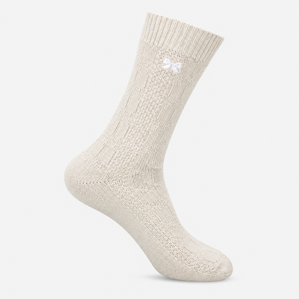 Totes Toasties SUPERSOFT ANKLE SOCKS WITH EMBROIDERY Womens Crew Socks Burgundy / Cream / Grey