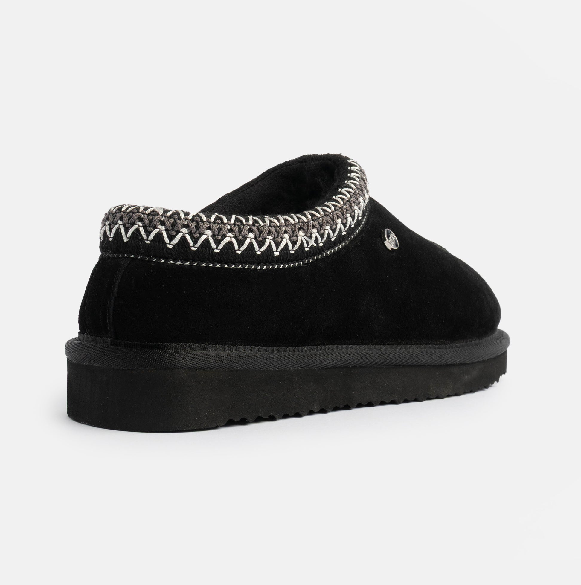 HOS Sheepskin BELLA Womens Full Slippers Black