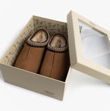 HOS Sheepskin BELLA Womens Full Slippers Chestnut