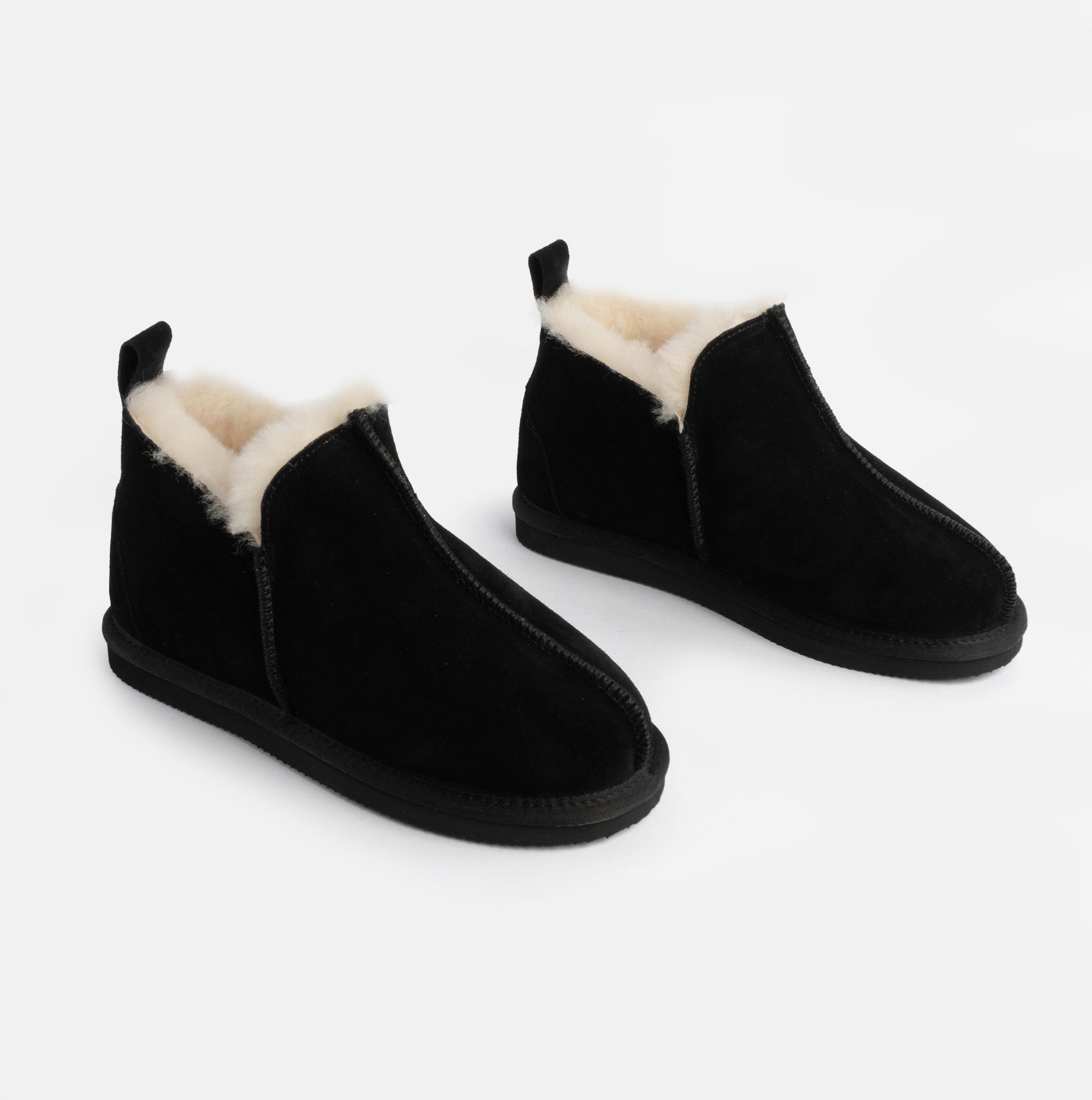 HOS Sheepskin TIA Womens Boot Slippers Black