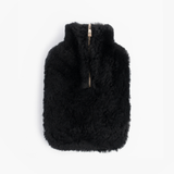 HOS Sheepskin IRIS Hot Water Bottle Cover Black