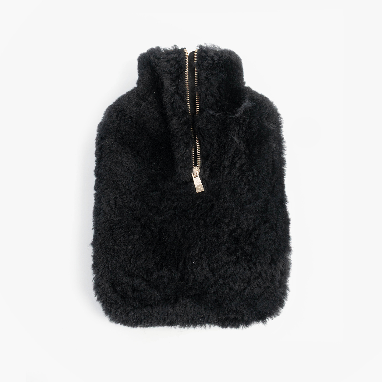 HOS Sheepskin IRIS Hot Water Bottle Cover Black