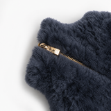 HOS Sheepskin IRIS Hot Water Bottle Cover Navy