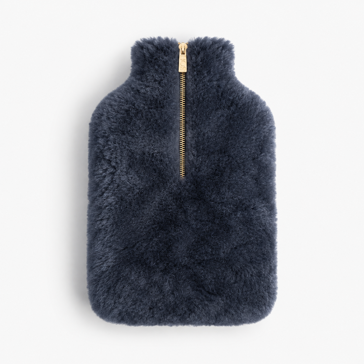 HOS Sheepskin IRIS Hot Water Bottle Cover Navy