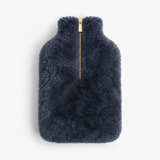HOS Sheepskin IRIS Hot Water Bottle Cover Navy