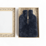 HOS Sheepskin IRIS Hot Water Bottle Cover Navy