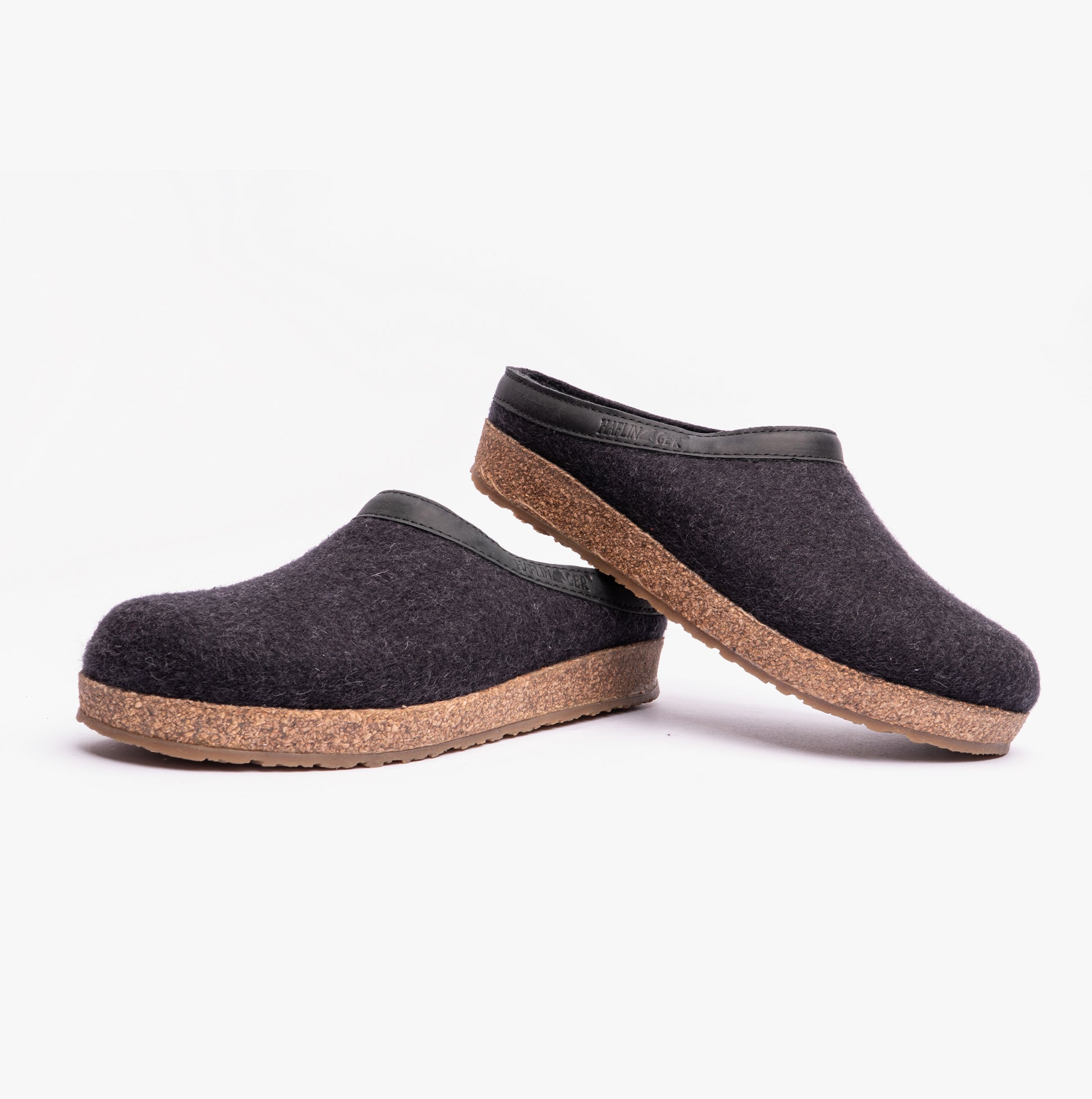 Haflinger TORBEN Womens Slipper Mules Graphite