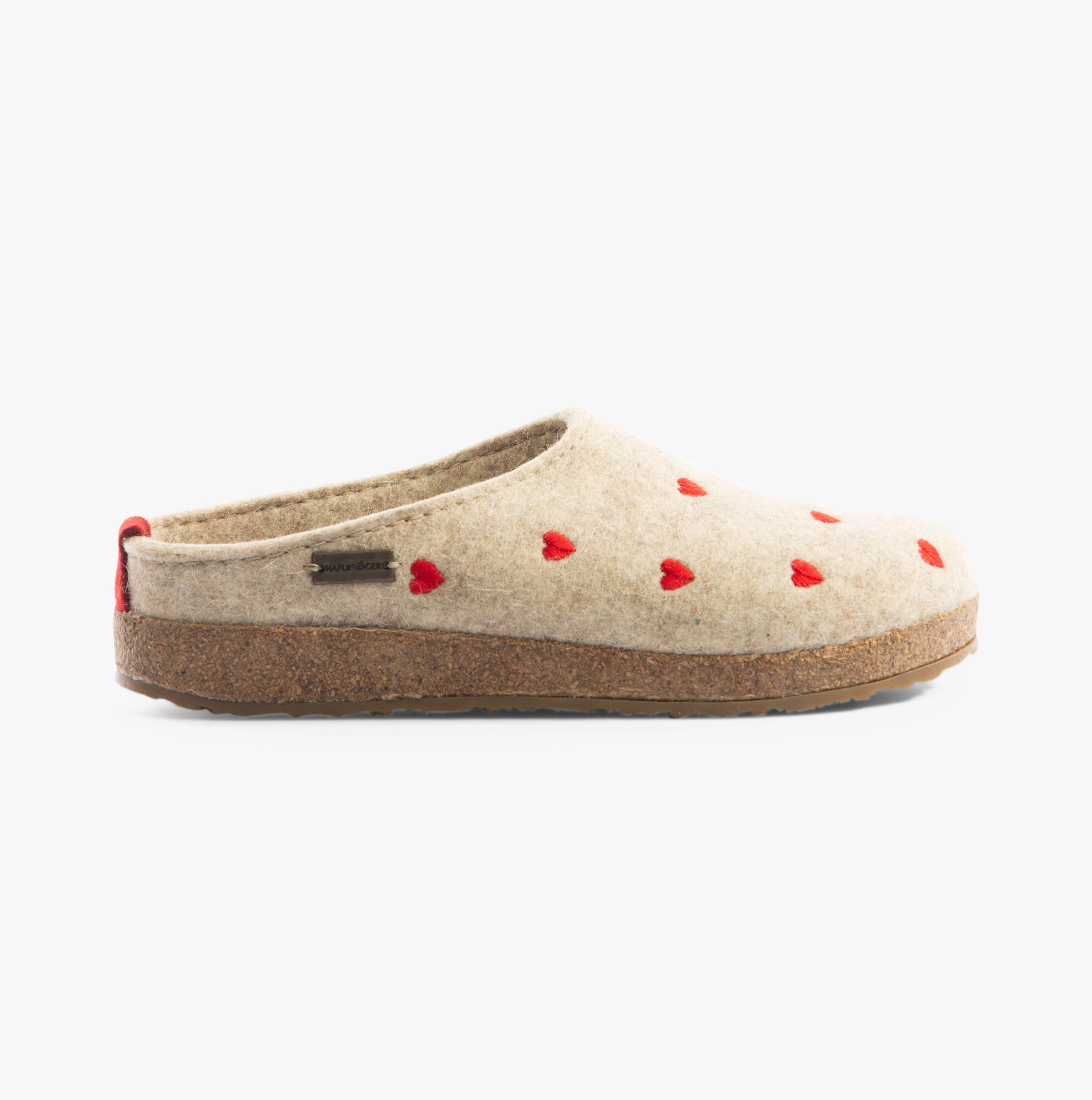 Haflinger CUORICINI Womens Mules Beigemeliert