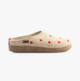 Haflinger CUORICINI Womens Mules Beigemeliert