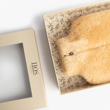 HOS Sheepskin IRIS Hot Water Bottle Cover Chestnut