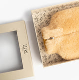 HOS Sheepskin IRIS Hot Water Bottle Cover Chestnut