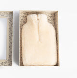 HOS Sheepskin IRIS Hot Water Bottle Cover Cream