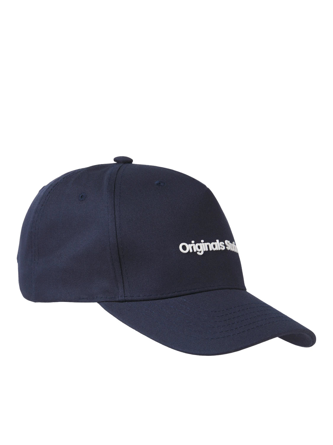 Jack & Jones VESTERBRO Mens Cap Sky Captain side view showcasing classic baseball cap style and comfort material.