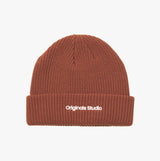 Jack & Jones VESTERBRO Mens Beanie Brandy Brown