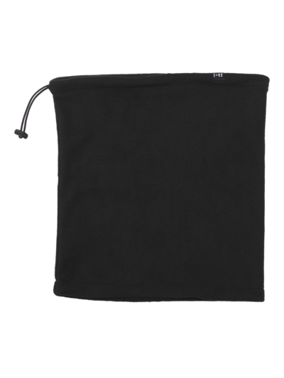 Jack & Jones TECH Mens Woven Snood Black front view showcasing its soft polyester material.