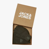 Jack & Jones TRAIN Mens Hat & Gloves Set Peat