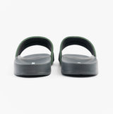 Jack & Jones JARRED Mens Sliders Anthracite back view showcasing slip-on design and lightweight construction.