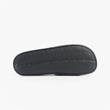 Jack & Jones JARRED Mens Sliders Anthracite underside view of the sole showcasing design and grip features.