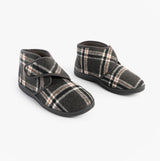 Jo & Joe CECIL Mens Bootie Slippers Grey