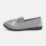 Jo & Joe CHERISH Womens Full Slippers Grey
