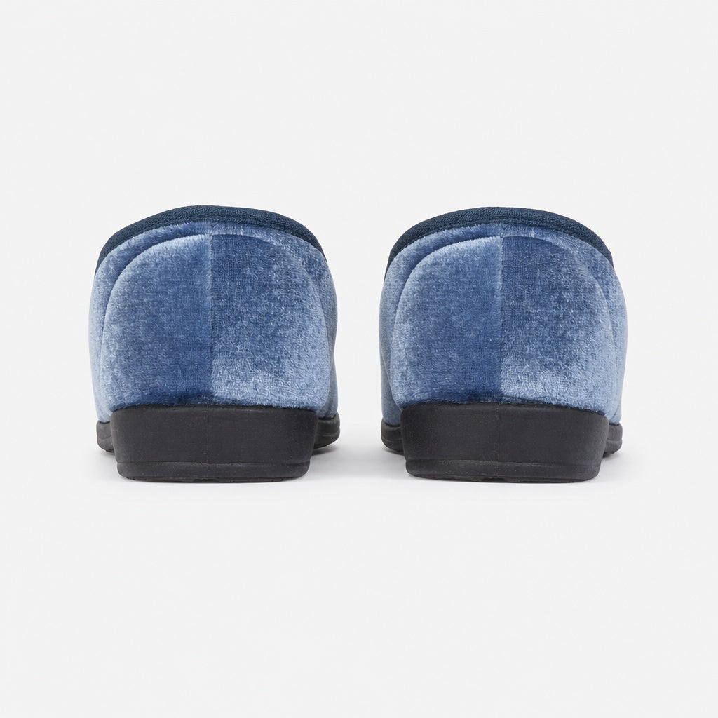 Jo & Joe CHERISH Womens Full Slippers Navy