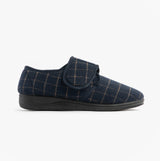 Jo & Joe DENNIS Mens Adjustable Full Slippers Navy