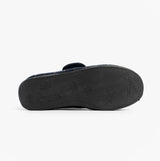 Jo & Joe DENNIS Mens Adjustable Full Slippers Navy